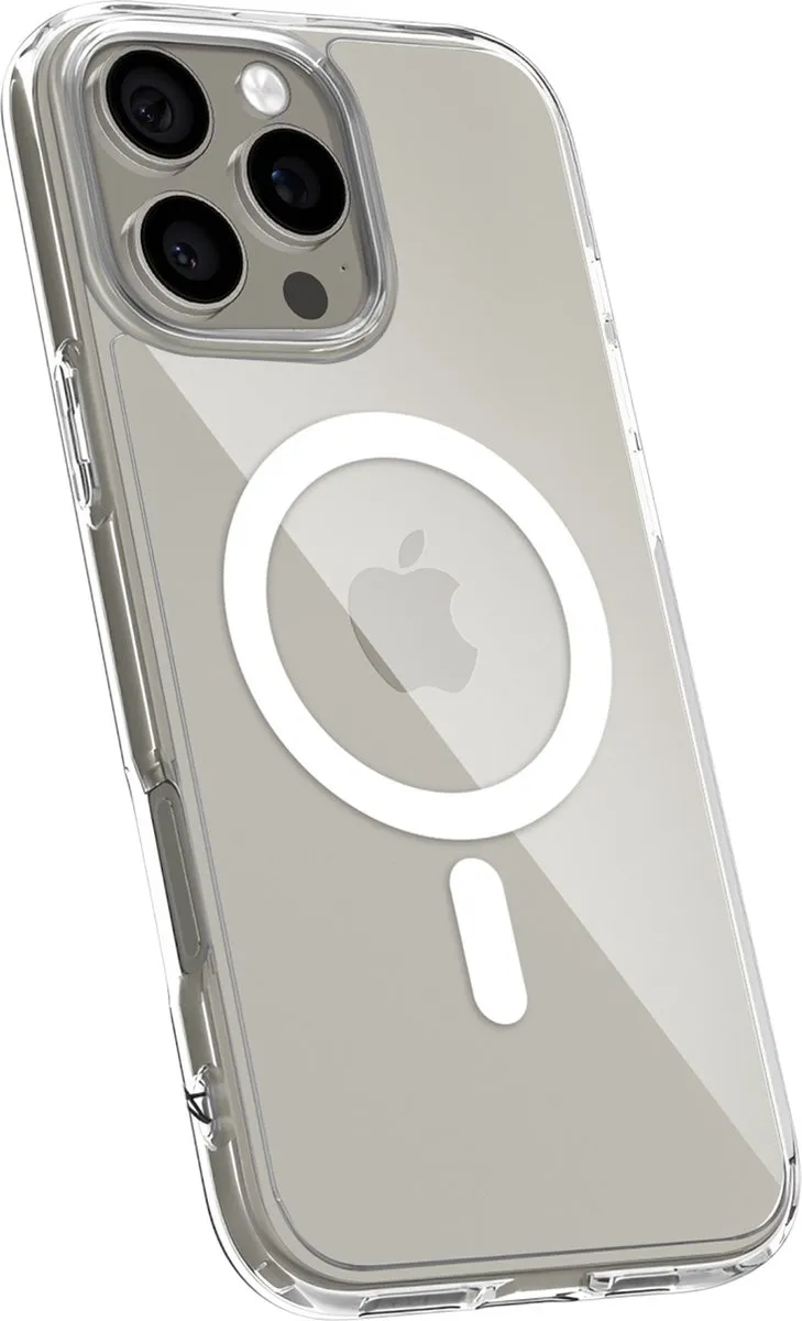 Spigen Ultra Hybrid MagFit ACS08002 Hoesje - iPhone 16 Pro Max - Transparant
