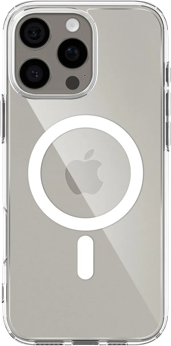 Spigen Ultra Hybrid MagFit ACS08002 Hoesje - iPhone 16 Pro Max - Transparant