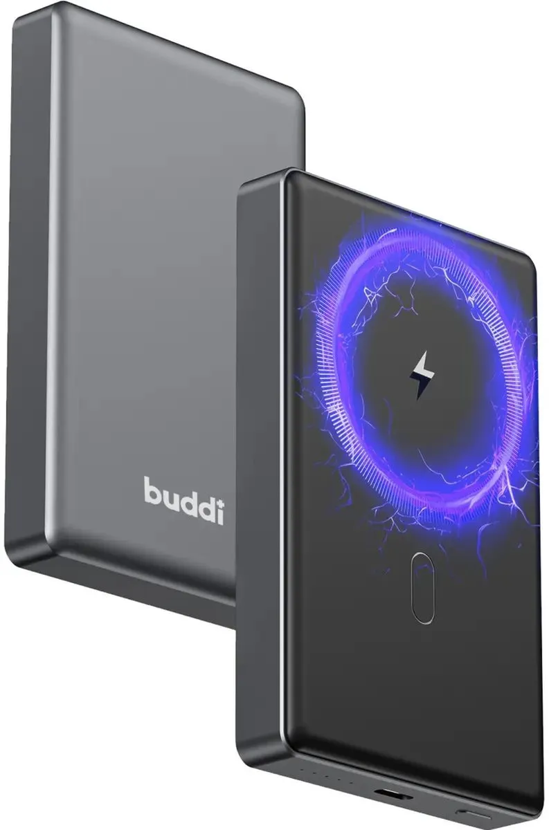 Buddi Connect Powerbank 10.000mAh - MagSafe 20W - Zwart