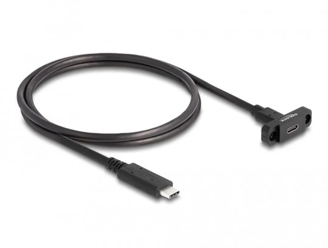 Delock USB 3.2 Gen 2 Type-C Kabel 1m - Zwart
