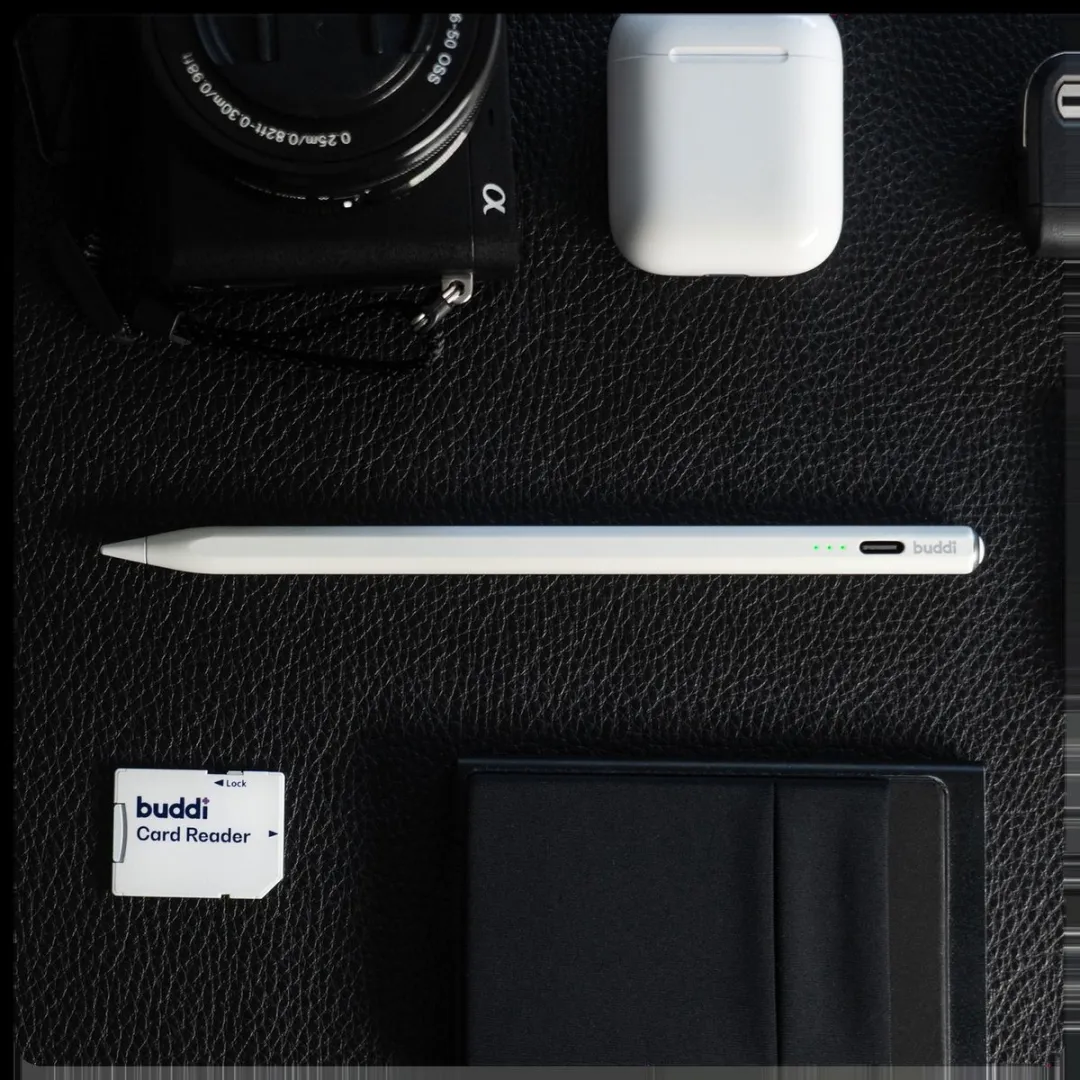 Buddi Flow Universele Styluspen USB-C - Wit - afbeelding 6 van 6