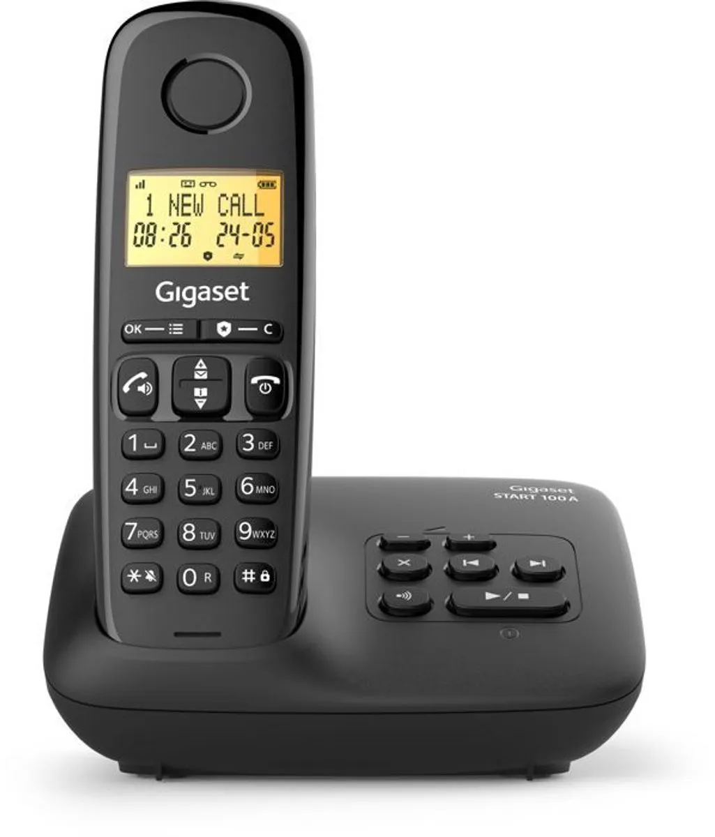 Gigaset Basic 100A Vaste Telefoon - 1 Handset - Zwart - afbeelding 3 van 3