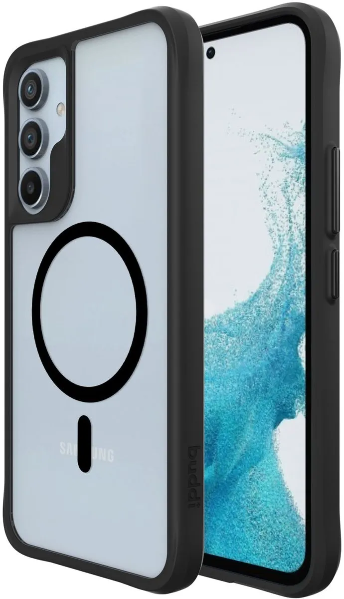 Buddi Hybrid Hoesje Samsung Galaxy A54 - MagSafe - Matte Zwart