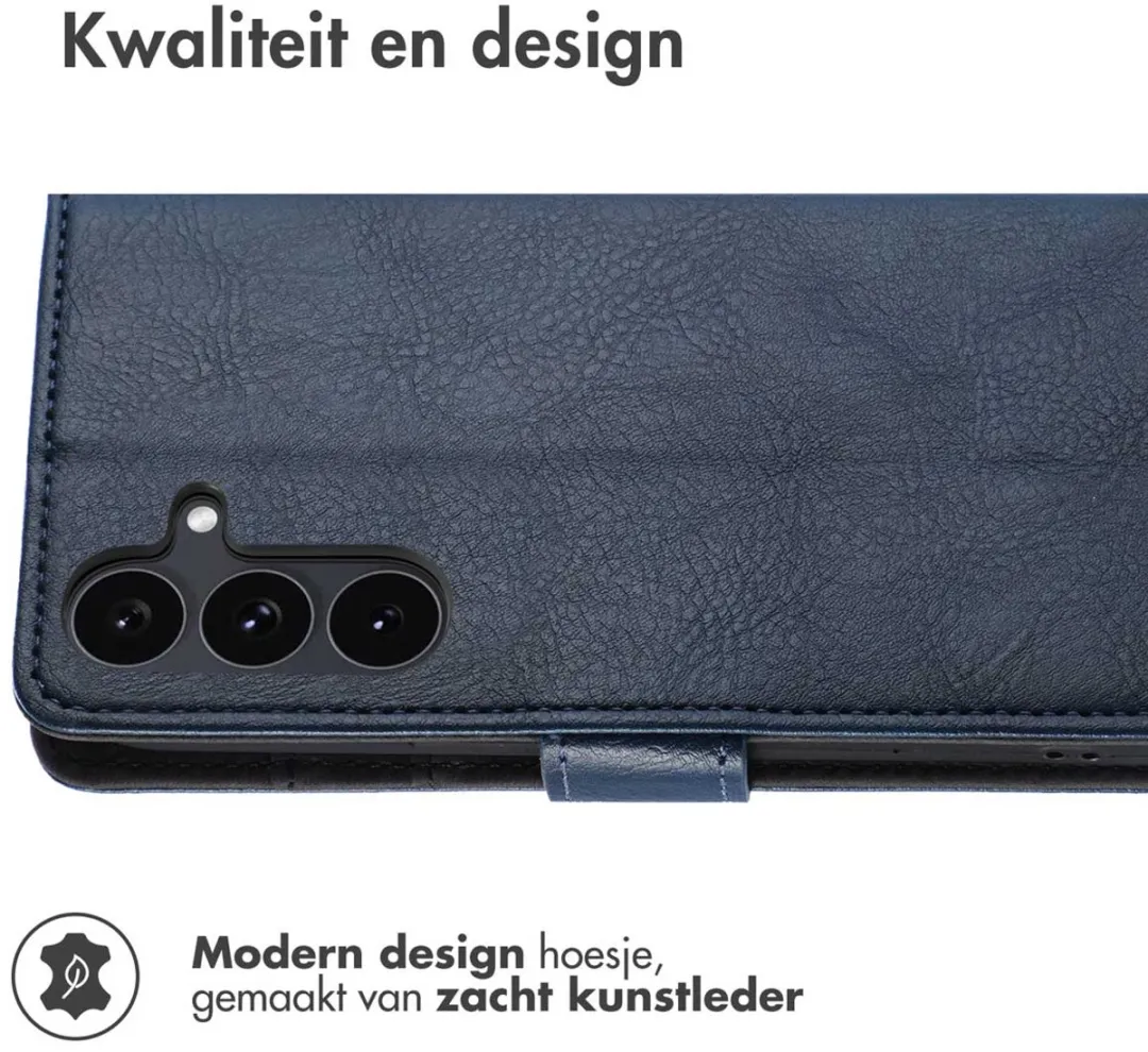 Imoshion Hoesje Samsung Galaxy S25 FE - 3 Pasjes - Donkerblauw - afbeelding 2 van 6