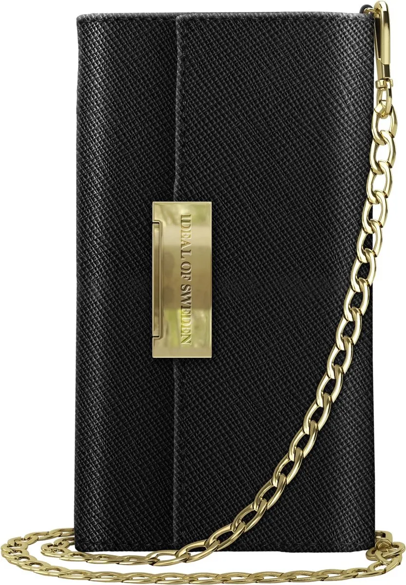 iDeal of Sweden Crossbody Wallet Saffiano - iPhone 8/7/6/6S IDKCC-I7-01 - Zwart