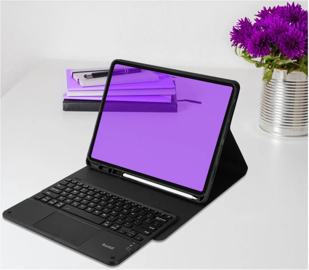 Buddi Zuna Hoes met QWERTY Toetsenbord - Samsung Galaxy Tab S9 Ultra - Zwart