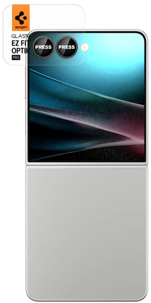 Spigen Optik Pro EZ Fit Lens Protector AGL09587 - 2 Stuks - Zwart