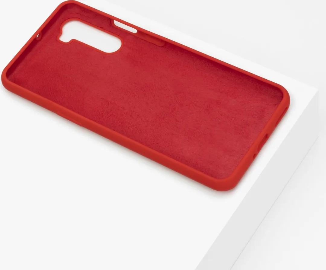 BMAX Siliconen Hoesje OnePlus Nord - Donker Rood - BMAX123456