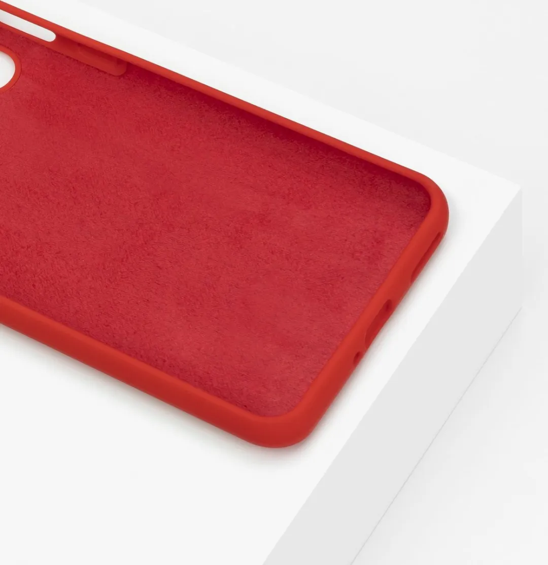 BMAX Siliconen Hoesje OnePlus Nord - Donker Rood - BMAX123456