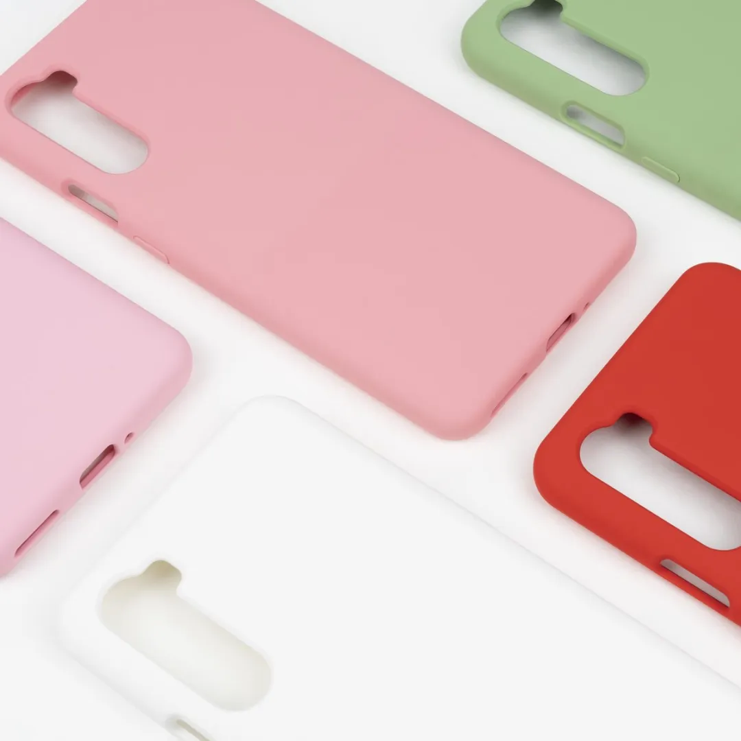 BMAX Siliconen Hoesje OnePlus Nord - Donker Rood - BMAX123456