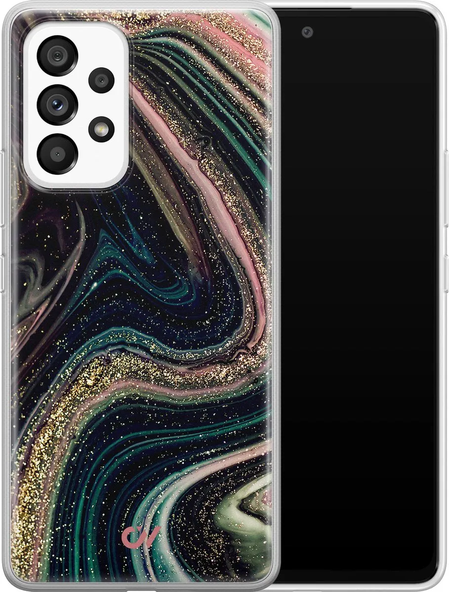 Casevibes Hoesje Samsung Galaxy A53 Marble Twilight - Multi
