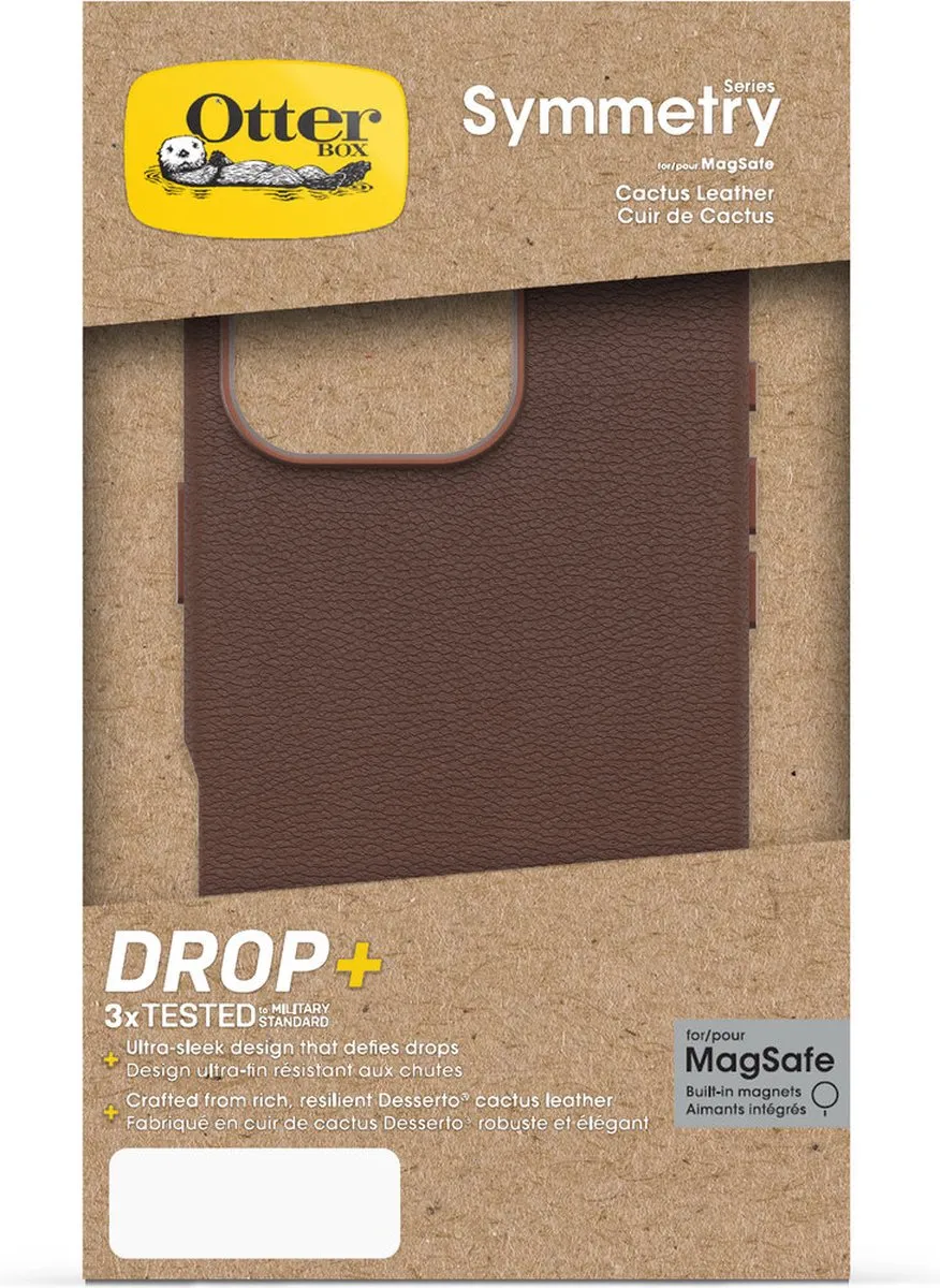 OtterBox Symmetry iPhone 16 Pro Hoesje - Bruin