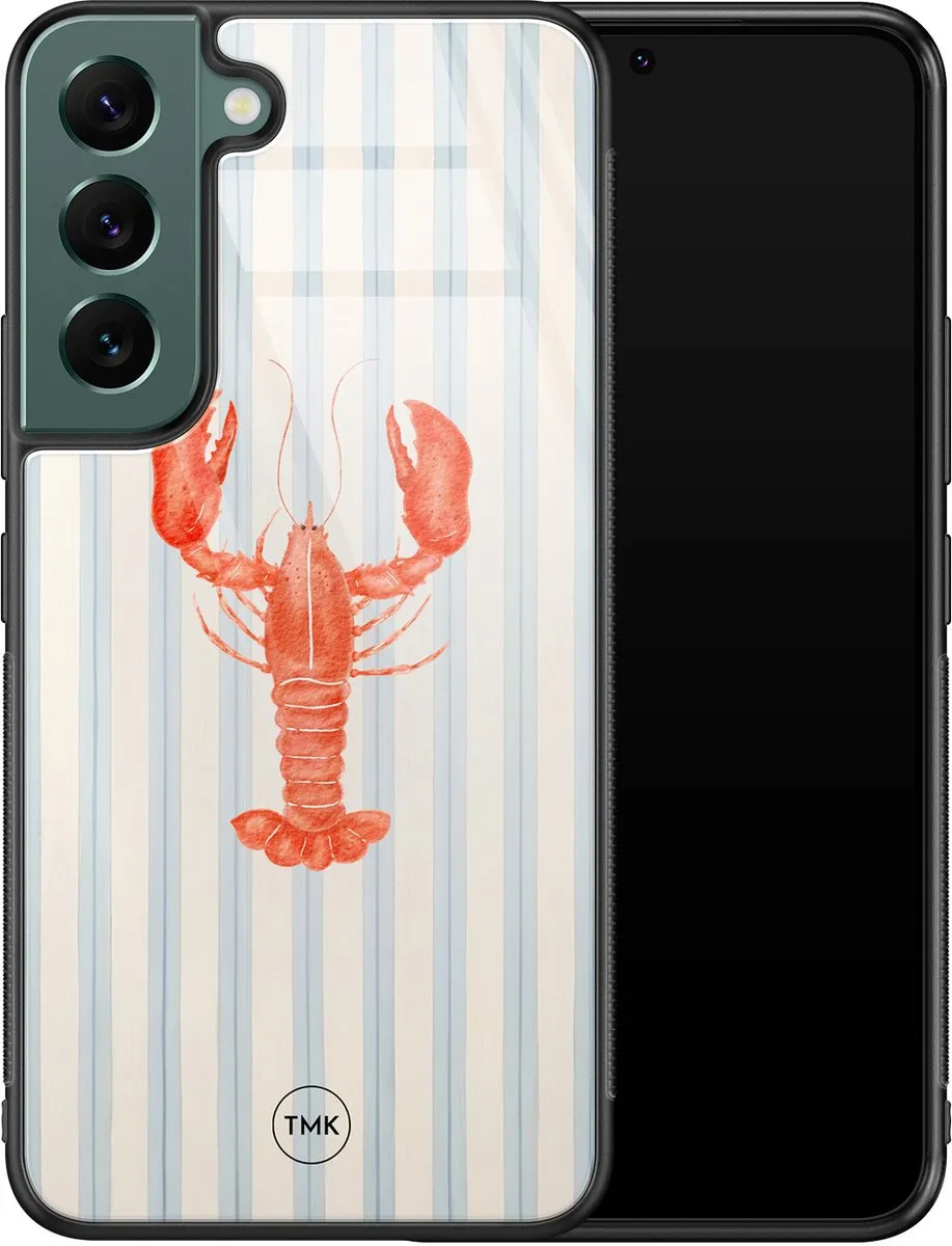 Casevibes Samsung Galaxy S22 Hoesje - Kreeft Print - Multi