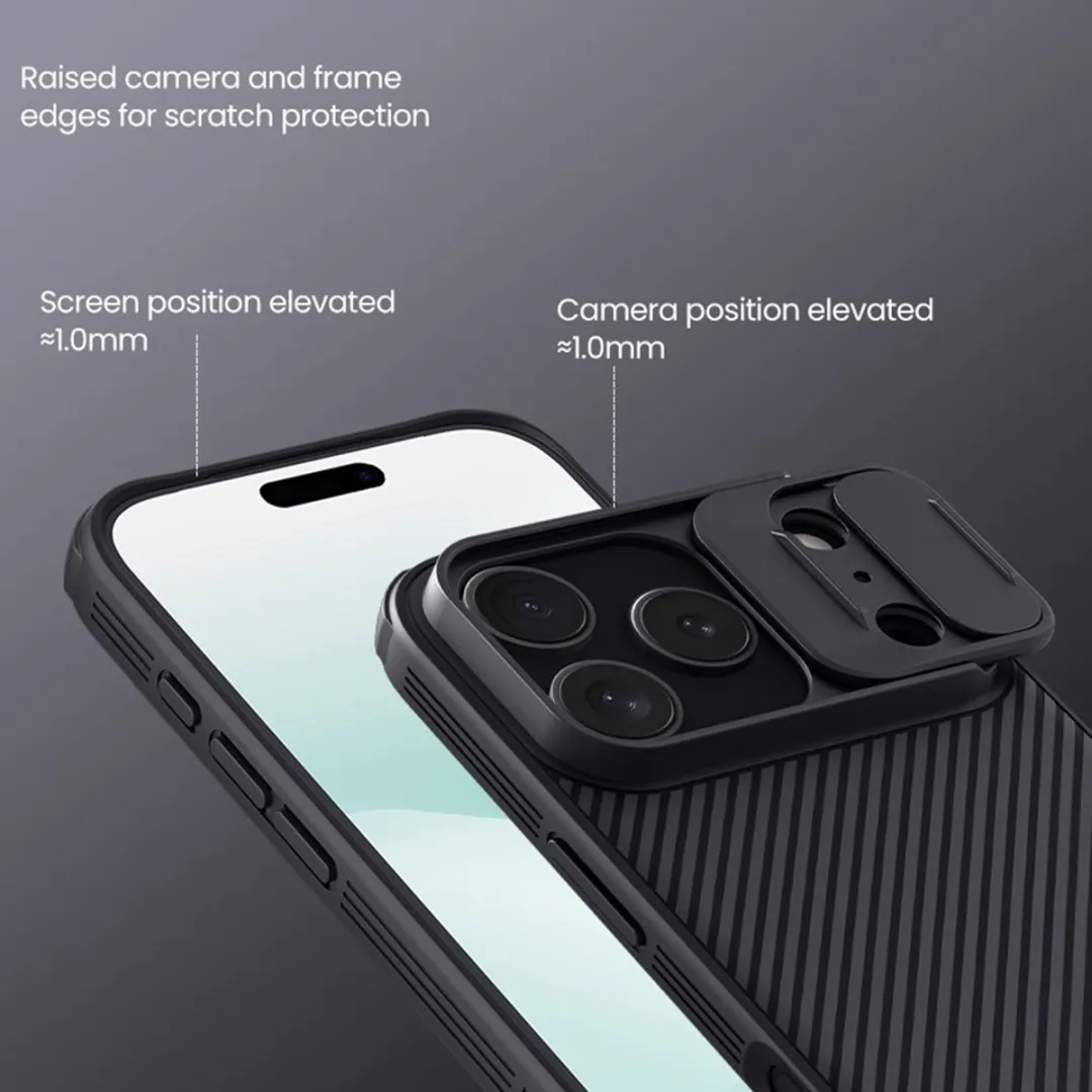 Nillkin CamShield Pro Hoesje iPhone 17 Pro - Zwart