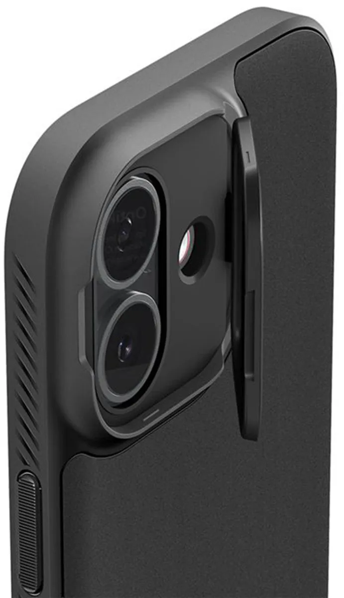 Spigen Optik Armor ACS09987 iPhone-hoes - Zwart