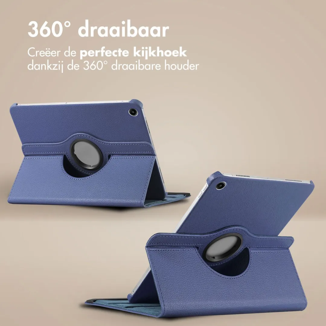 Imoshion Tablethoes Samsung Galaxy Tab A9 Plus 11" - 360° Bookcase - Donkerblauw