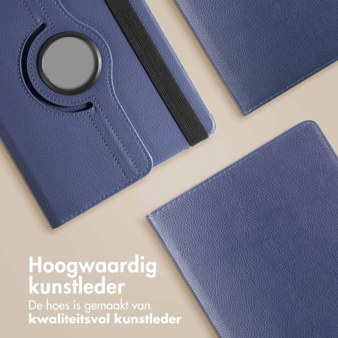Imoshion Tablethoes Samsung Galaxy Tab A9 Plus 11" - 360° Bookcase - Donkerblauw - afbeelding 6 van 6