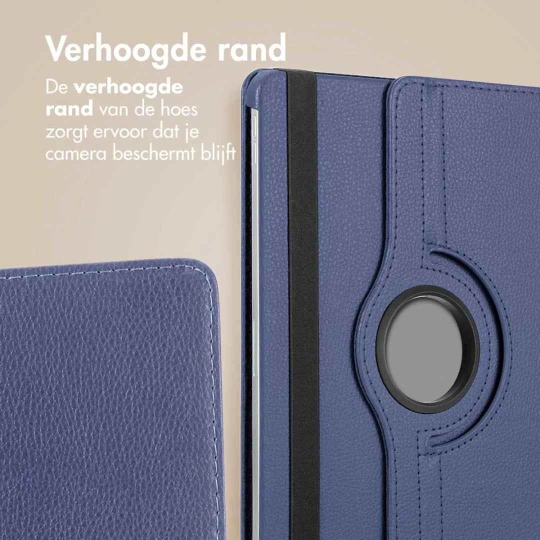 Imoshion Tablethoes Samsung Galaxy Tab A9 Plus 11" - 360° Bookcase - Donkerblauw