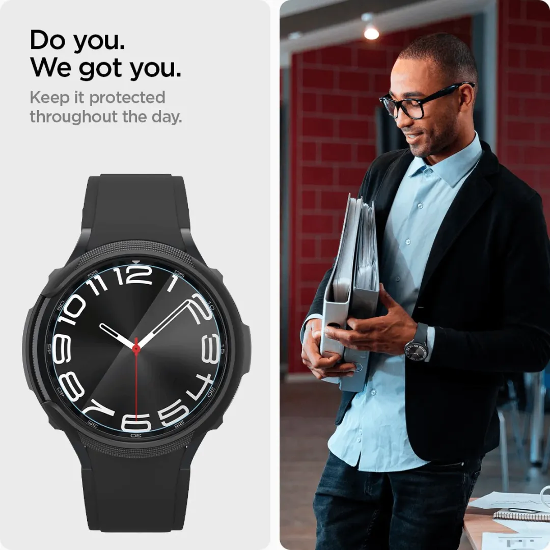 Spigen Glass Protector AGL07066 - Samsung Watch6 47mm - 2 Stuks