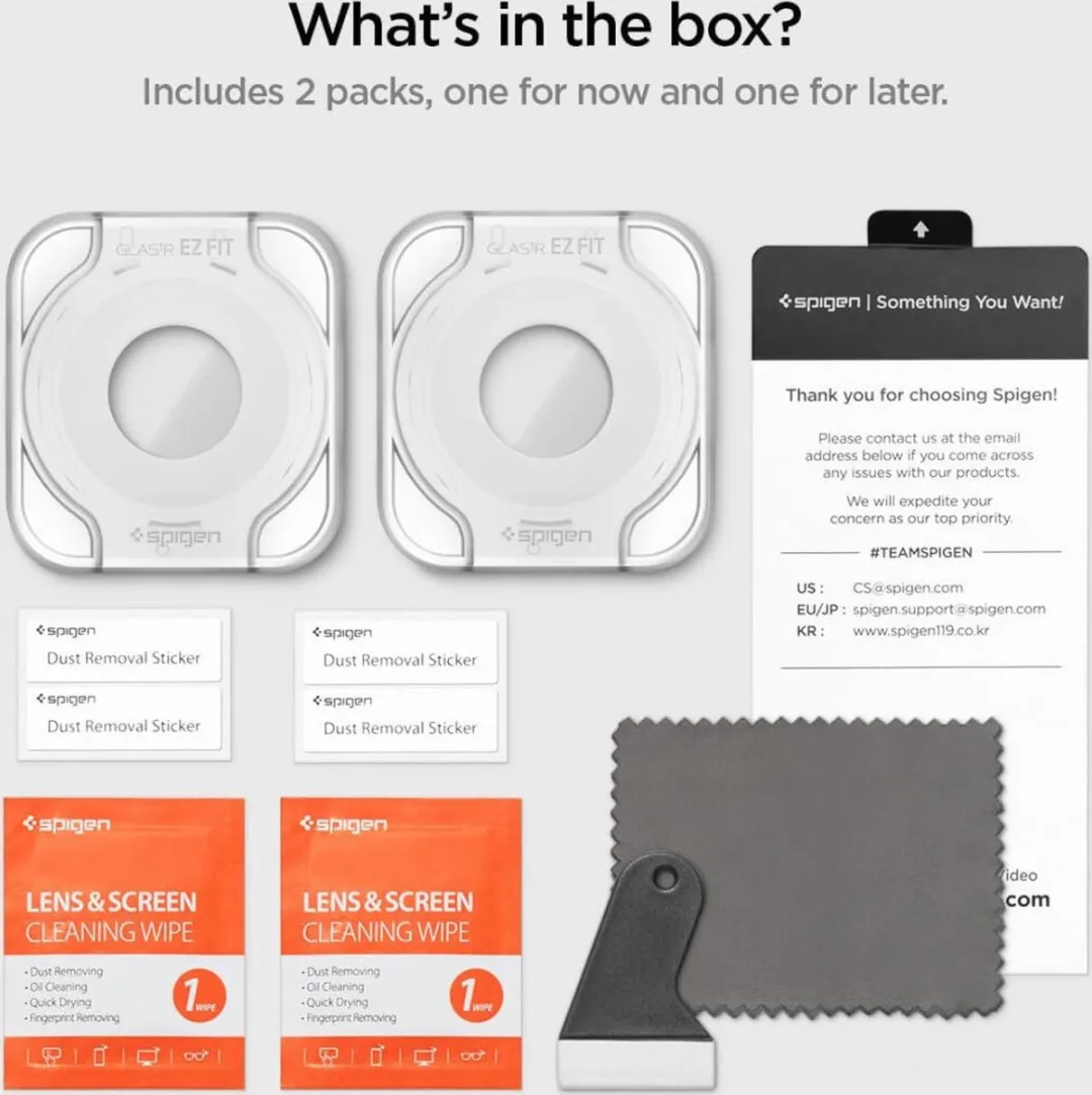 Spigen Glass Protector AGL07066 - Samsung Watch6 47mm - 2 Stuks