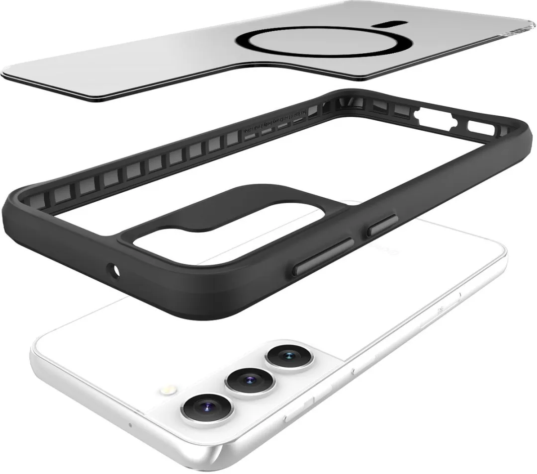 Buddi Hybrid Hoesje Samsung Galaxy S23 - MagSafe - Matte Zwart