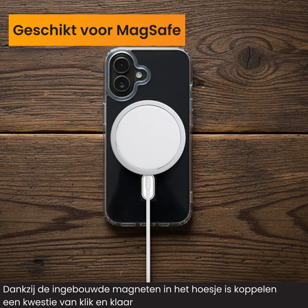 R2B Amersfoort iPhone 16 Hoesje - Transparant - MagSafe