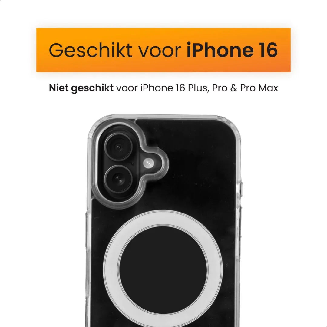 R2B Amersfoort iPhone 16 Hoesje - Transparant - MagSafe