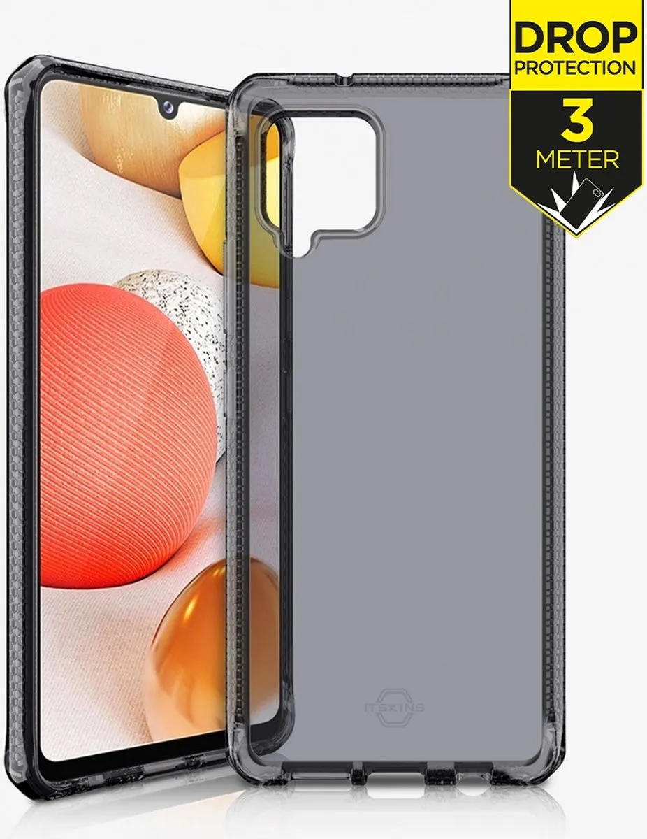 ITSKINS Spectrum Clear Samsung Galaxy A42 Hoesje - Zwart