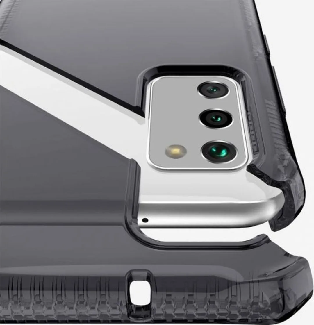 ITSKINS Spectrum Clear Samsung Galaxy A42 Hoesje - Zwart
