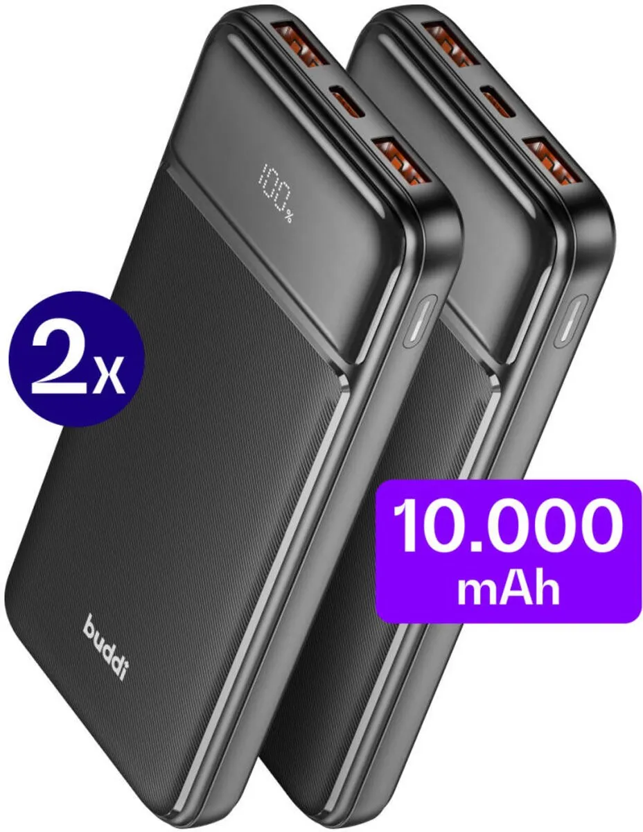 Buddi Boost 10.000 mAh Powerbank