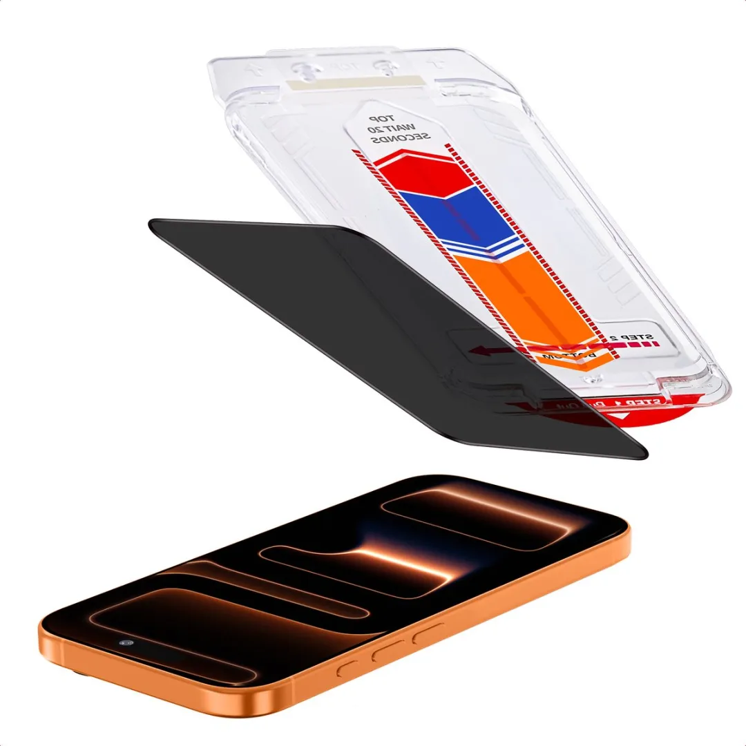 Accezz Screenprotector iPhone 17 Pro Max - Gehard Glas Privacy