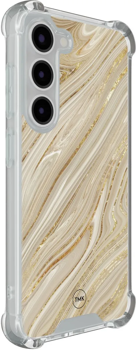 Casevibes S/S23/S/019 Shockproof Hoesje Samsung Galaxy S23 - Goud