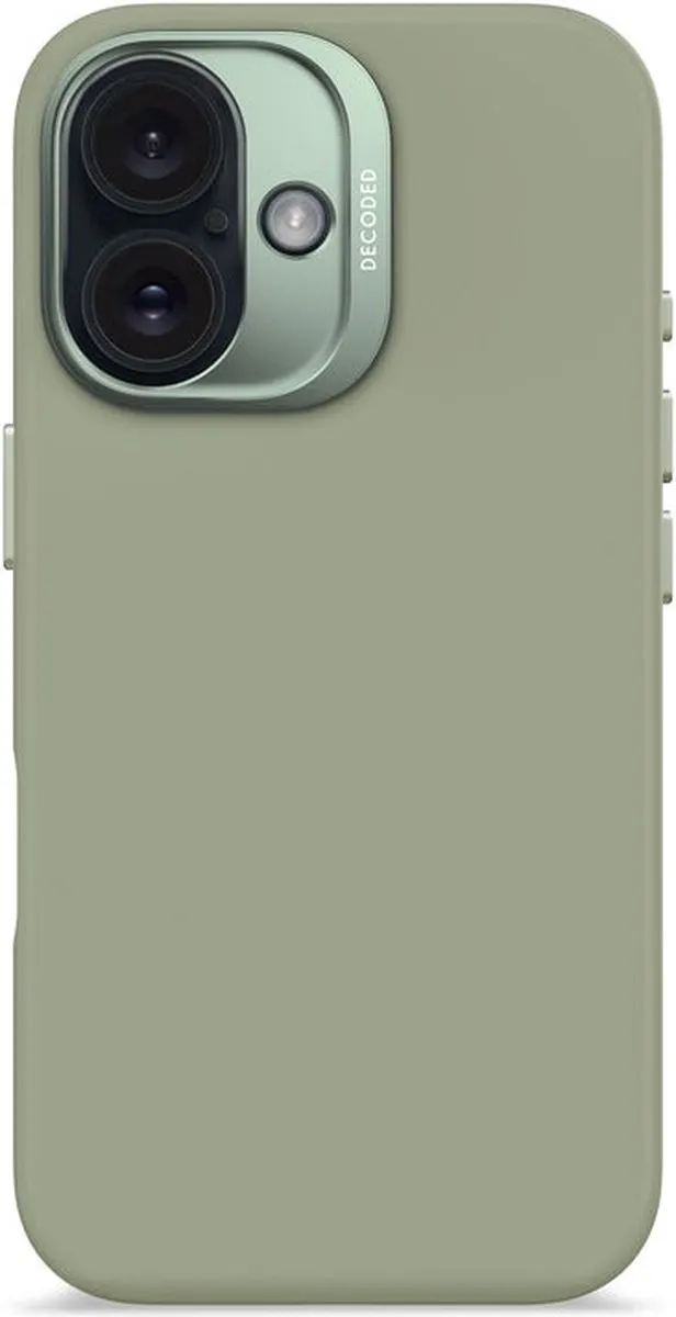 Decoded Siliconen Hoesje iPhone 16 - Jade Groen
