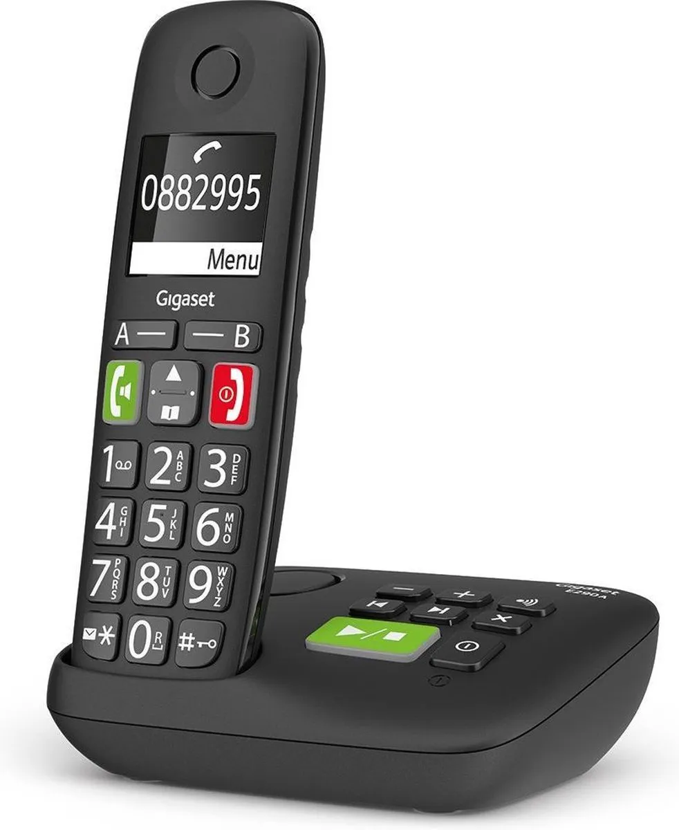Gigaset E290A DECT Telefoon - 1 Handset - Zwart