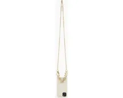 iDeal of Sweden Statement Necklace Case iPhone 12/12 Pro - Cream Croco - IDSPNSS21-I2061-278 - afbeelding 5 van 6