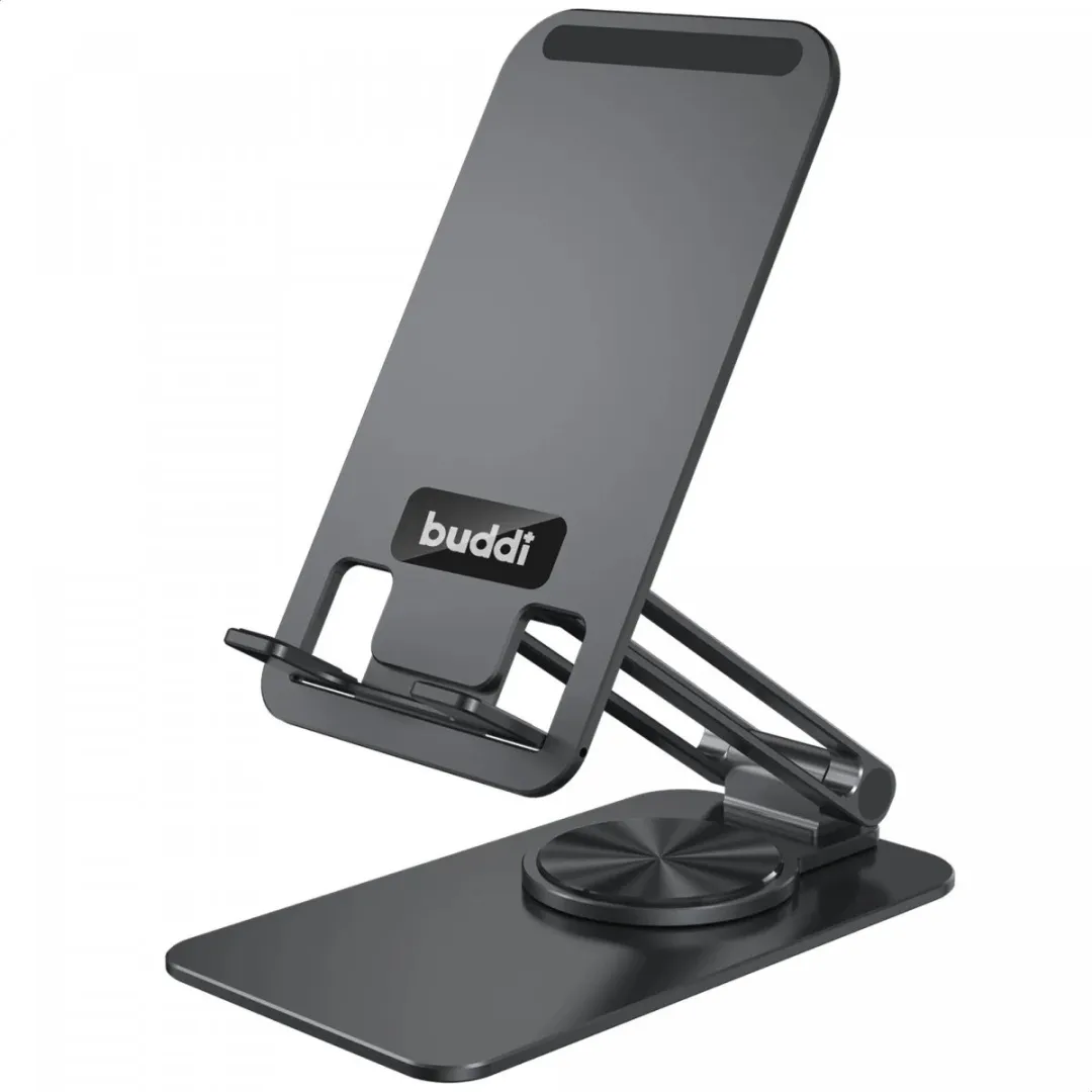 Buddi Draaibare Bureau Houder - Universeel - Grijs
