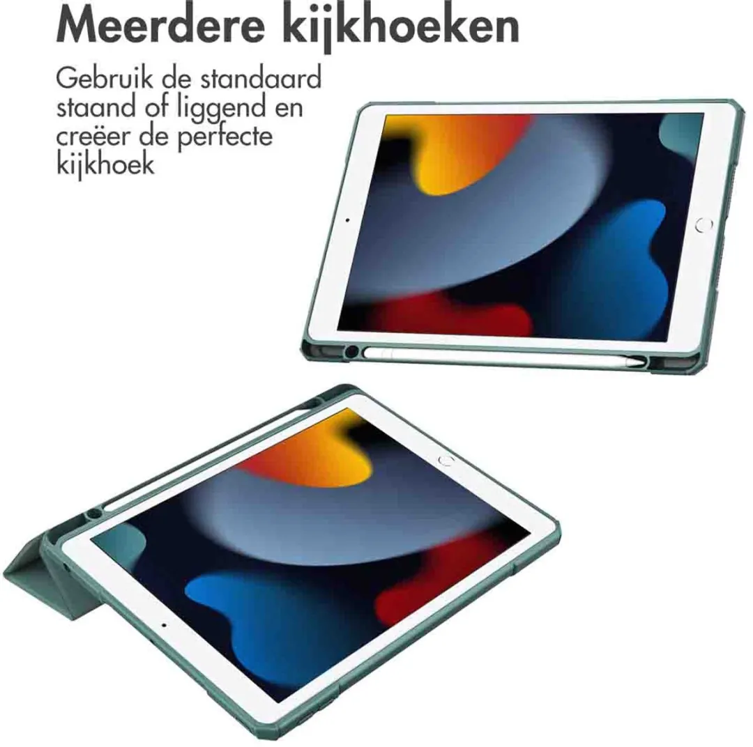 Imoshion Tablethoes Apple iPad 10.2" Groen - Trifold Hardcase