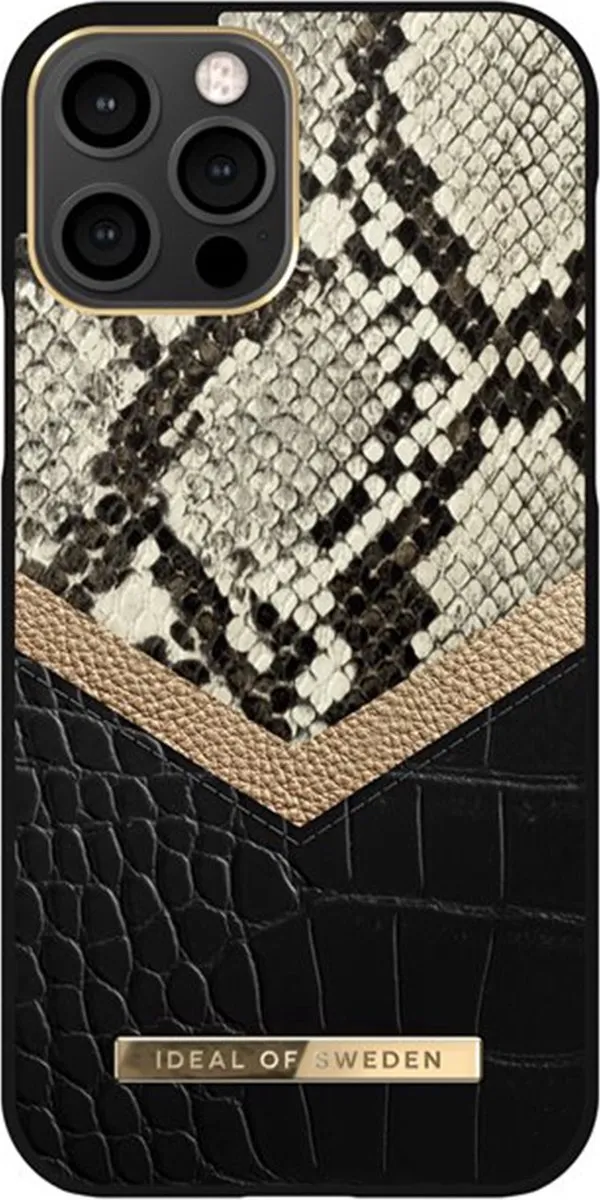 iDeal of Sweden iPhone 12/12 Pro Hoesje Midnight Python