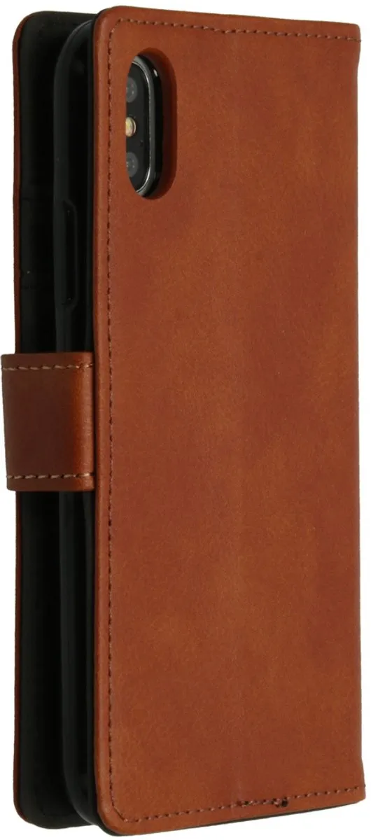 Imoshion Hoesje iPhone Xs/X - 3 Pasjes - Bruin