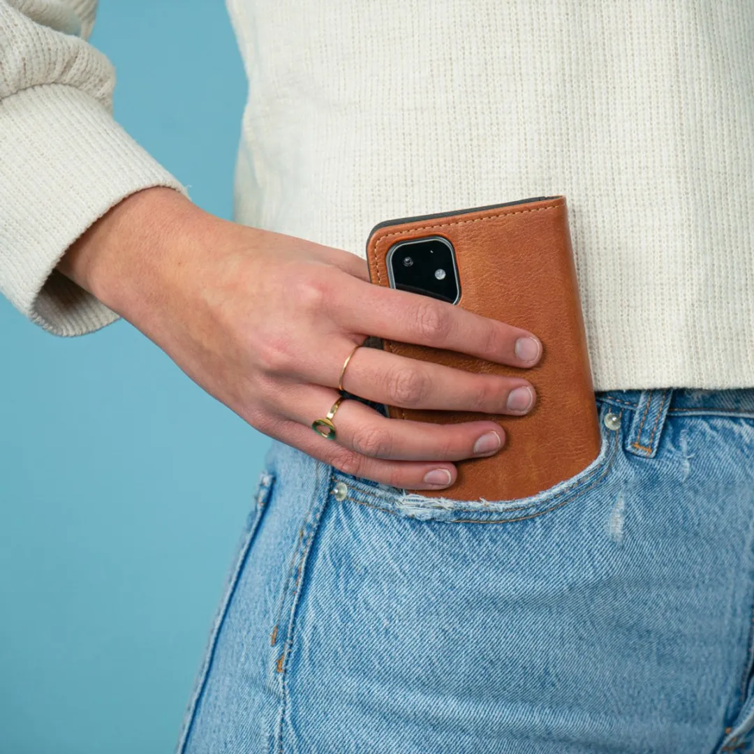 Imoshion Hoesje iPhone Xs/X - 3 Pasjes - Bruin