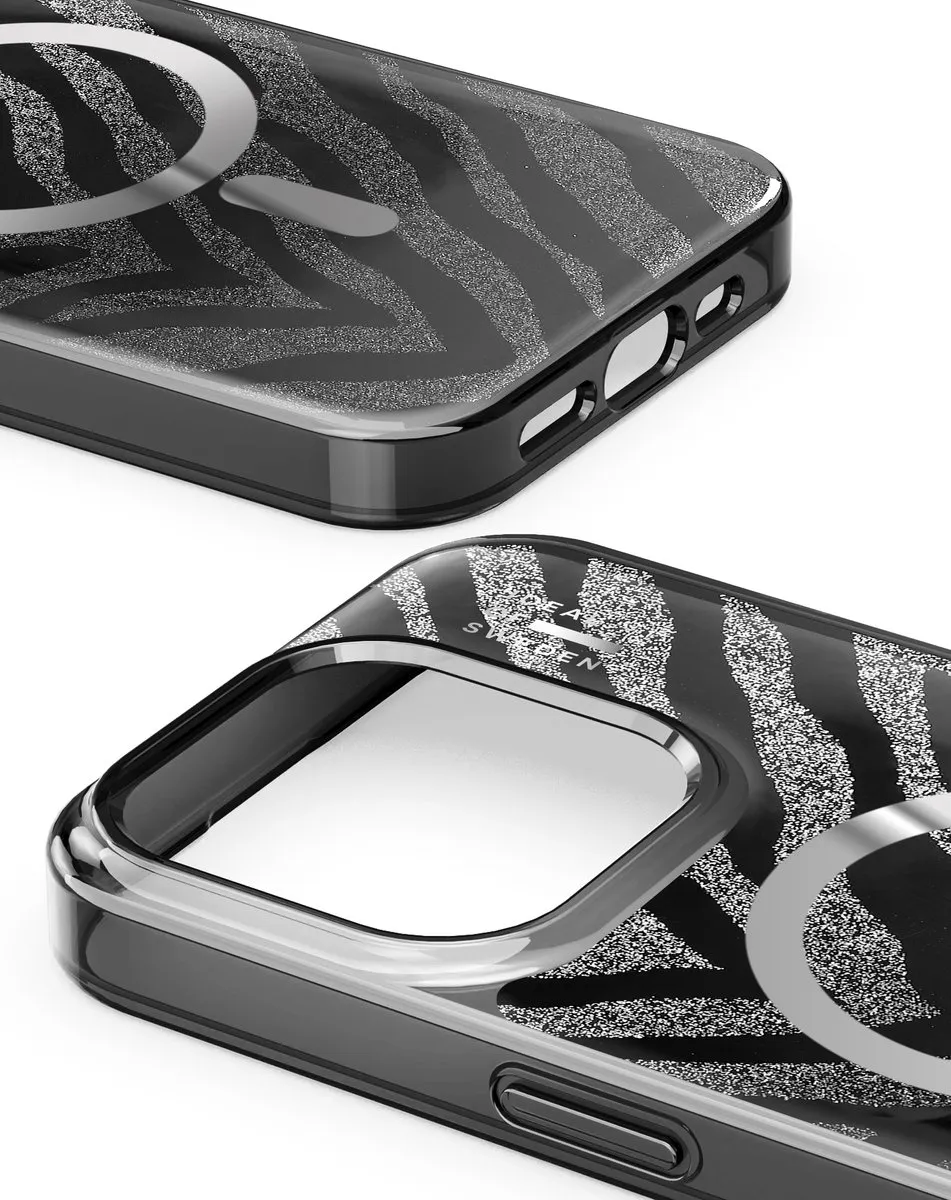 iDeal of Sweden Clear Case iPhone 15 Pro - Zebra Mystique - IDCLCMS-I2361P-573
