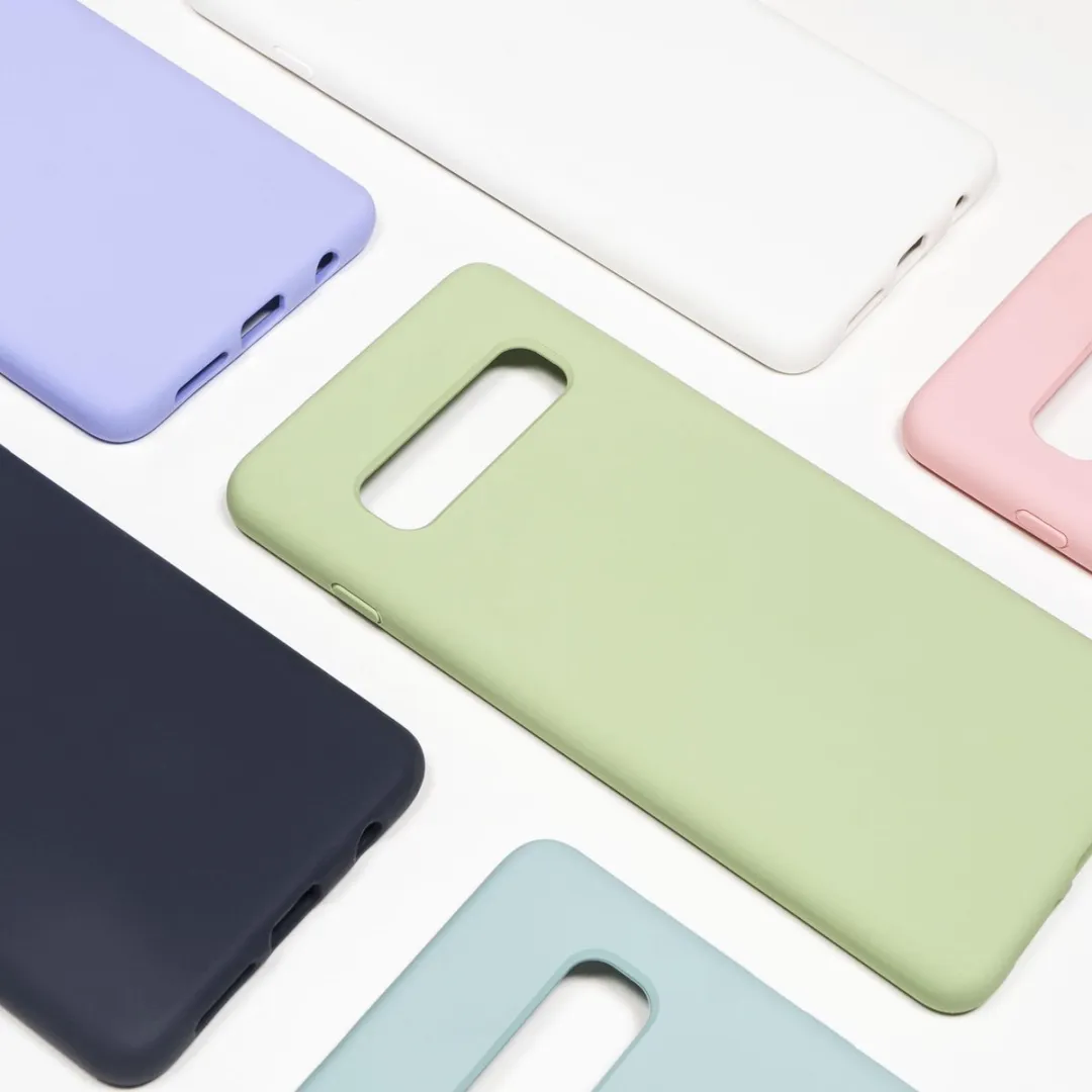 BMAX Siliconen Hoesje Samsung Galaxy S10+ - Donkerblauw