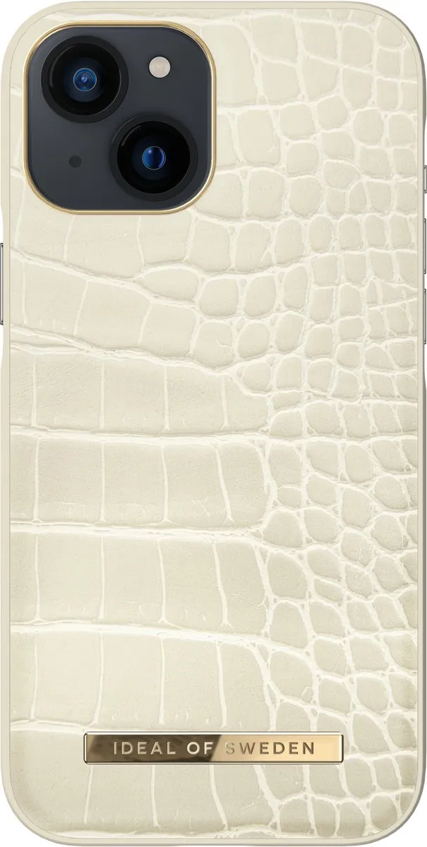 iDeal of Sweden Atelier Case iPhone 13 Mini Cream Beige Croco