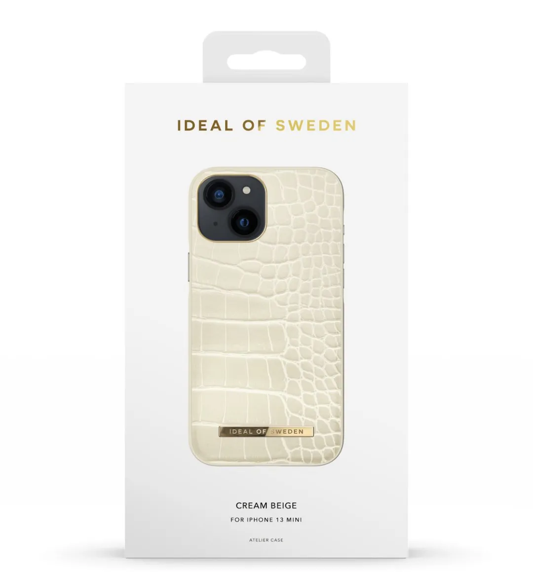 iDeal of Sweden Atelier Case iPhone 13 Mini Cream Beige Croco - IDACSS22-I2154-395 - afbeelding 3 van 4