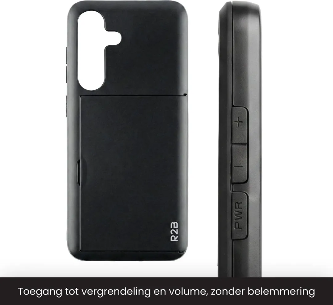 R2B Utrecht Hoesje Samsung Galaxy S24 FE - 3 Pasjes - Zwart