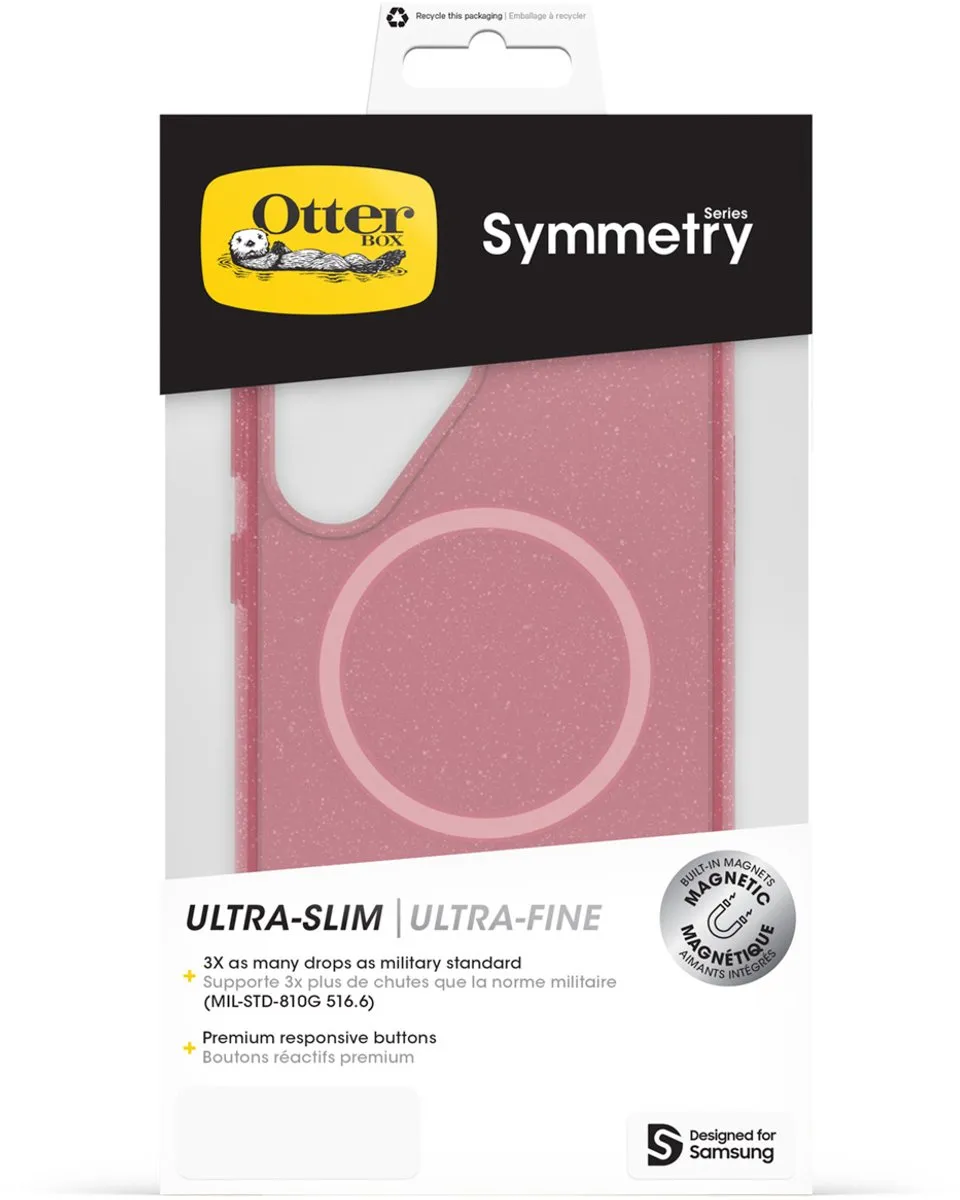 OtterBox Symmetry Backcover MagSafe - Samsung Galaxy S25 Ultra - Roze - 77-97600