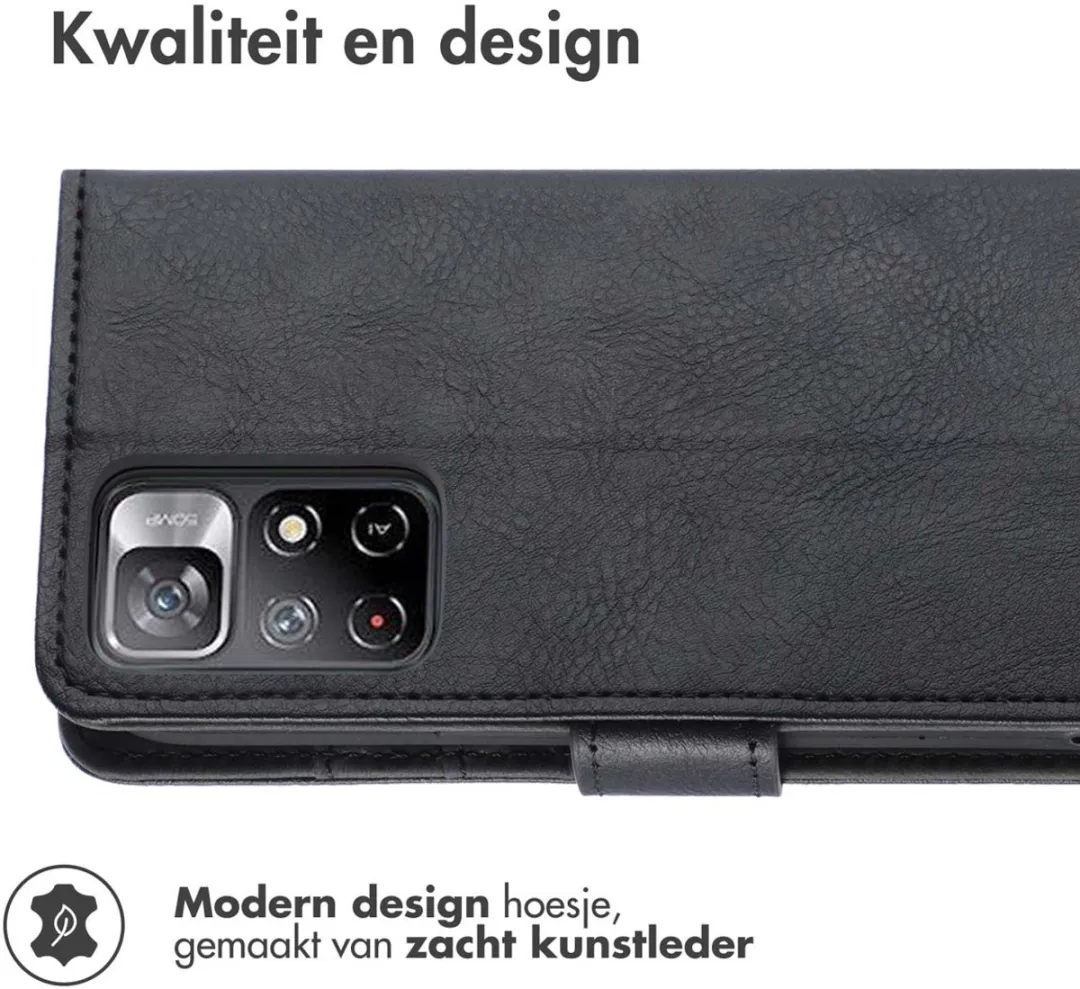 Imoshion Hoesje Zwart - voor Xiaomi Redmi Note 11S/11 4G