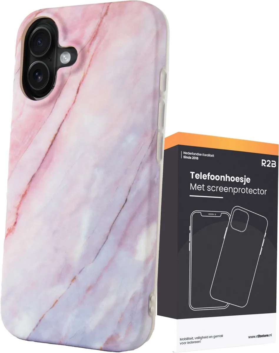 R2B iPhone 16 Hoesje Marmer