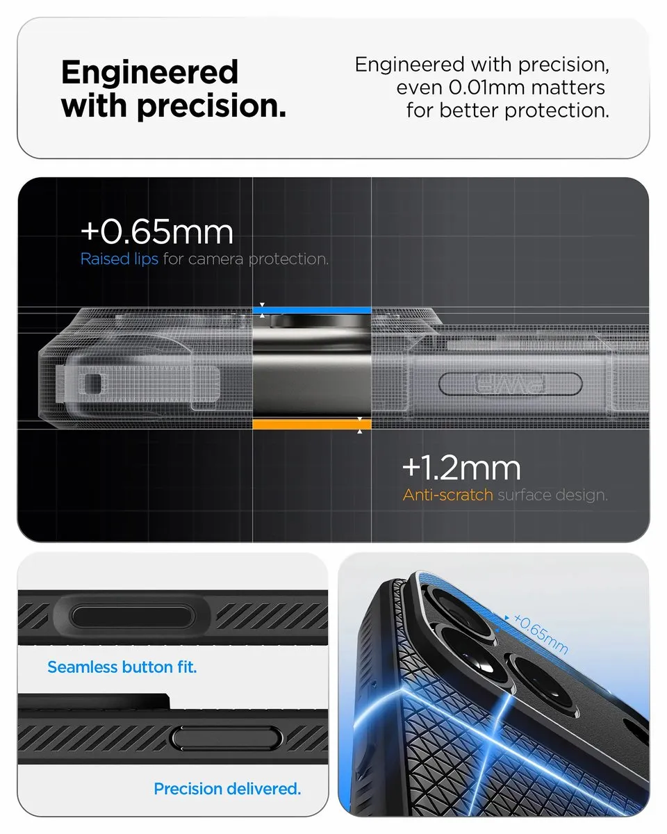 Spigen 13962 Backcover iPhone 17 Pro - Zwart