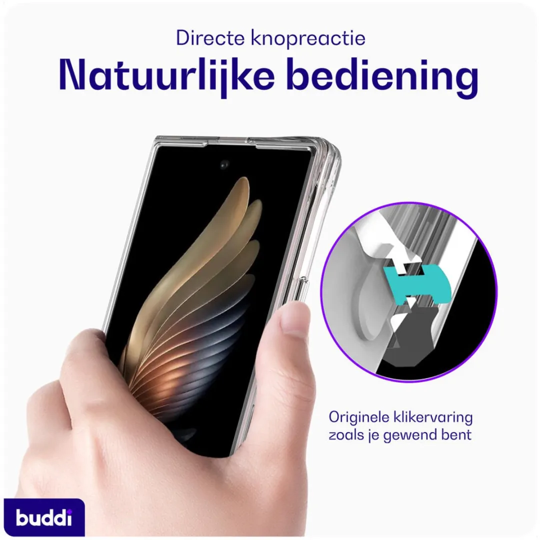 Buddi Core Hoesje Samsung Galaxy Z Fold 7 - MagSafe - Transparant